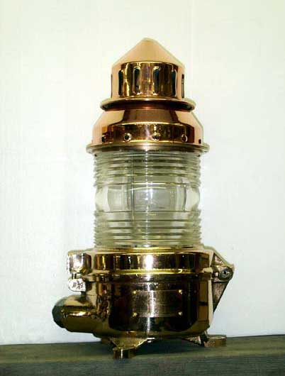 Vintage Brass Buoy Light