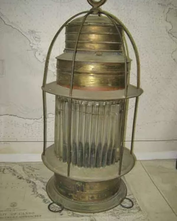 Confederate Civil War Era Anchor Lamp