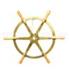 Brass Ships Wheel - 22.75"