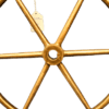 Brass Ships Wheel - 23.5" - Image 2